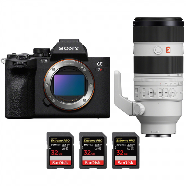 Sony A7R V + FE 70-200 mm f/2,8 GM OSS II + 3 SanDisk 32 GB Extreme PRO UHS-II SDXC 300 MB/s - Camara mirrorless-2