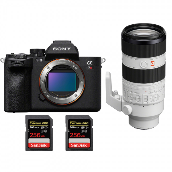 Sony A7R V + FE 70-200 mm f/2,8 GM OSS II + 2 SanDisk 256 GB Extreme PRO UHS-II SDXC 300 MB/s - Camara mirrorless-2