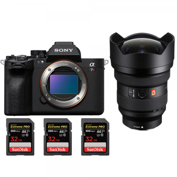 Sony A7R V + FE 12-24 mm f/2,8 GM + 3 SanDisk 32 GB Extreme PRO UHS-II SDXC 300 MB/s - Camara mirrorless-2