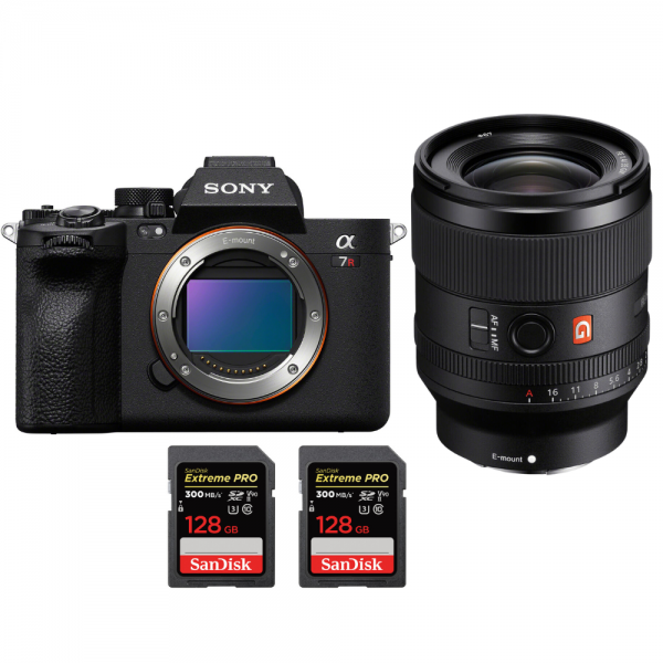 Sony A7R V + FE 35mm f/1.4 GM + 2 SanDisk 128GB Extreme PRO UHS-II SDXC 300 MB/s - Camara mirrorless-2