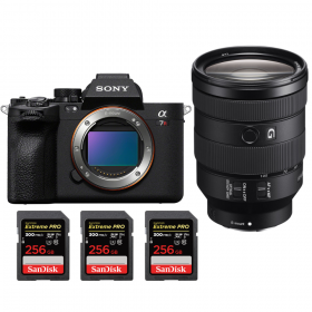 Sony A7R V + FE 24-105 mm f/4 G OSS + 3 SanDisk 256 GB Extreme PRO UHS-II SDXC 300 MB/s - Camara mirrorless-2