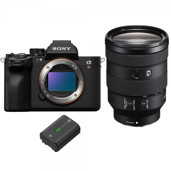 Sony A7R V + FE 24-105mm f/4 G OSS + 1 Sony NP-FZ100-2
