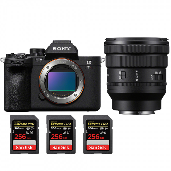 Sony A7R V + FE PZ 16-35 mm f/4 G + 3 SanDisk 256 GB Extreme PRO UHS-II SDXC 300 MB/s - Camara mirrorless-2