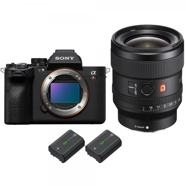 Sony A7R V + FE 24mm f/1.4 GM + 2 Sony NP-FZ100-2