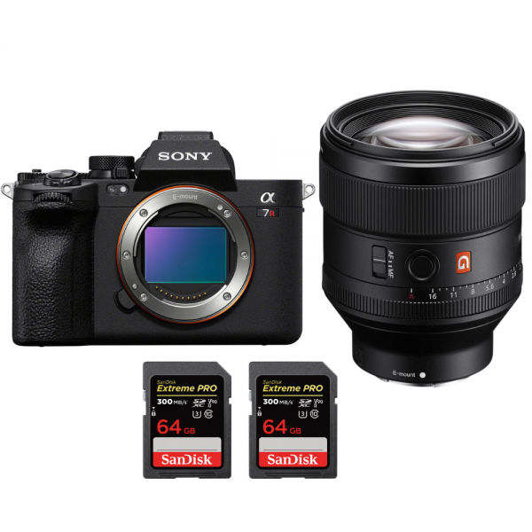 Sony A7R V + FE 85mm f/1.4 GM + 2 SanDisk 64GB Extreme PRO UHS-II SDXC 300 MB/s - Camara mirrorless-2