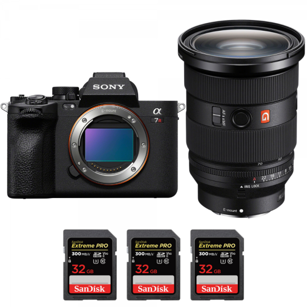 Sony A7R V + FE 24-70mm f/2.8 GM II + 3 SanDisk 32GB Extreme PRO UHS-II SDXC 300 MB/s - Camara mirrorless-2