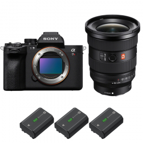 Sony A7R V + FE 16-35 mm f/2,8 GM II + 3 Sony NP-FZ100-2