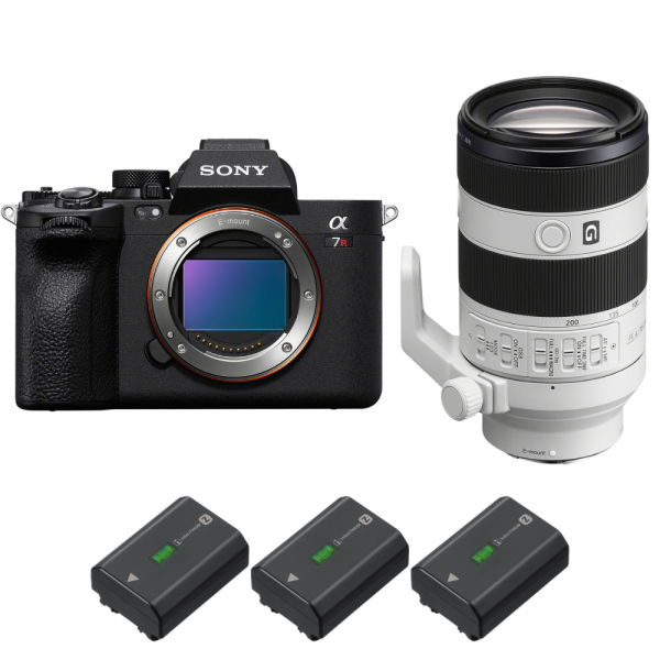 Sony A7R V + FE 70-200mm f/4 Macro G OSS II + 3 Sony NP-FZ100 - Camara mirrorless-2