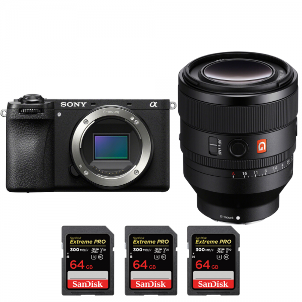 Sony A6700 + FE 50mm f/1.2 GM + 3 SanDisk 64GB Extreme PRO UHS-II SDXC 300 MB/s-2