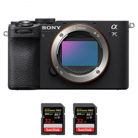 Sony A7C II Noir + 2 SanDisk 32GB Extreme PRO UHS-II SDXC 300 MB/s-2