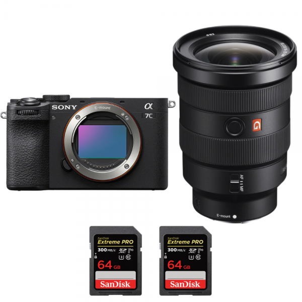 Sony A7C II Noir + FE 16-35mm f/2.8 GM + 2 SanDisk 64GB Extreme PRO UHS-II SDXC 300 MB/s-2