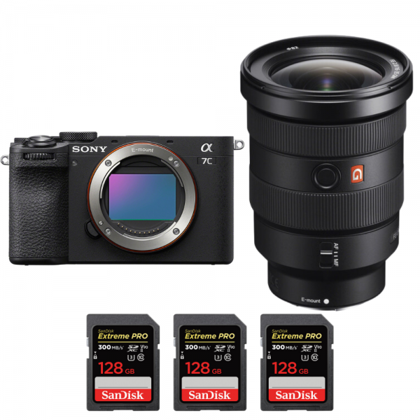 Sony A7C II Noir + FE 16-35mm f/2.8 GM + 3 SanDisk 128GB Extreme PRO UHS-II SDXC 300 MB/s-2