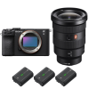 Sony A7C II Black + FE 16-35mm f/2.8 GM + 3 Sony NP-FZ100-2