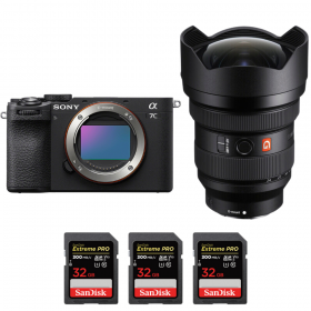 Sony A7C II Black + FE 12-24mm f/2.8 GM + 3 SanDisk 32GB Extreme PRO UHS-II SDXC 300 MB/s-2
