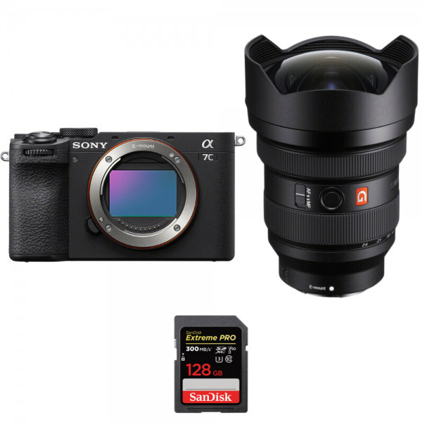 Sony A7C II Black + FE 12-24mm f/2.8 GM + 1 SanDisk 128GB Extreme PRO UHS-II SDXC 300 MB/s-2