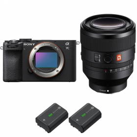 Sony A7C II Black + FE 50mm f/1.2 GM + 2 Sony NP-FZ100-2