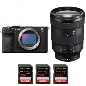 Sony A7C II Negro + FE 24-105mm f/4 G OSS + 3 SanDisk 256GB Extreme PRO UHS-II SDXC 300 MB/s-2