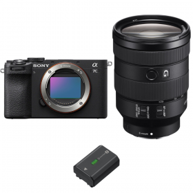 Sony A7C II Noir + FE 24-105mm f/4 G OSS + 1 Sony NP-FZ100-2