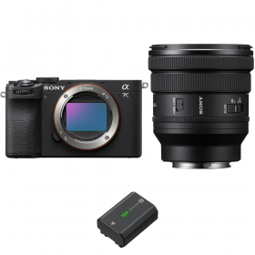 Sony A7C II Black + FE PZ 16-35mm f/4 G + 1 Sony NP-FZ100-2