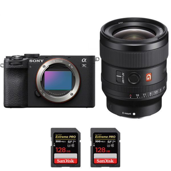 Sony A7C II Noir + FE 24mm f/1.4 GM + 2 SanDisk 128GB Extreme PRO UHS-II SDXC 300 MB/s-2