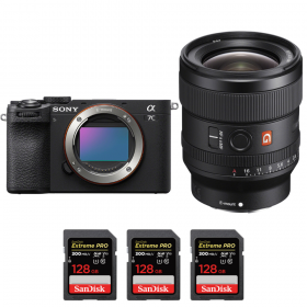 Sony A7C II Noir + FE 24mm f/1.4 GM + 3 SanDisk 128GB Extreme PRO UHS-II SDXC 300 MB/s-2