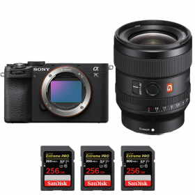 Sony A7C II Black + FE 24mm f/1.4 GM + 3 SanDisk 256GB Extreme PRO UHS-II SDXC 300 MB/s-2