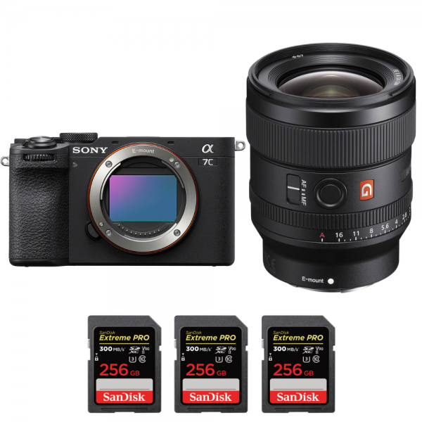 Sony A7C II Noir + FE 24mm f/1.4 GM + 3 SanDisk 256GB Extreme PRO UHS-II SDXC 300 MB/s-2