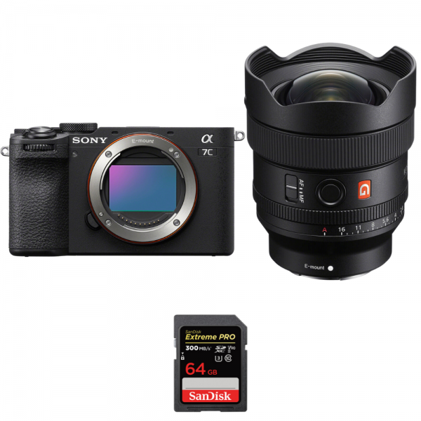 Sony A7C II Noir + FE 14mm f/1.8 GM + 1 SanDisk 64GB Extreme PRO UHS-II SDXC 300 MB/s-2