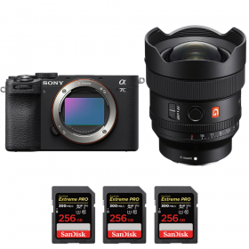 Sony A7C II Black + FE 14mm f/1.8 GM + 3 SanDisk 256GB Extreme PRO UHS-II SDXC 300 MB/s-2