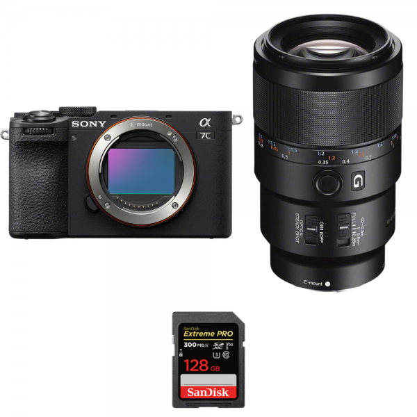 Sony A7C II Black + FE 90mm f/2.8 Macro G OSS + 1 SanDisk 128GB Extreme PRO UHS-II SDXC 300 MB/s-2