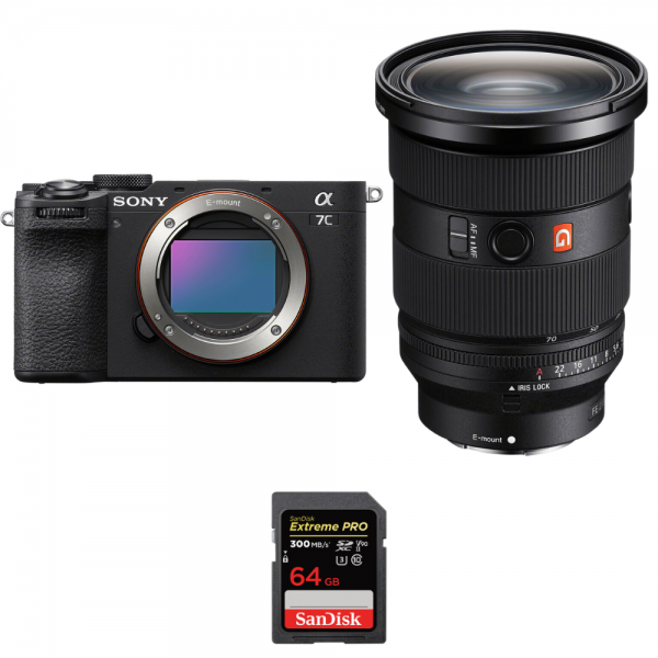 Sony A7C II Negro + FE 24-70mm f/2.8 GM II + 1 SanDisk 64GB Extreme PRO UHS-II SDXC 300 MB/s-2