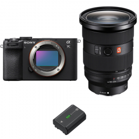 Sony A7C II Black + FE 24-70mm f/2.8 GM II + 1 Sony NP-FZ100-2