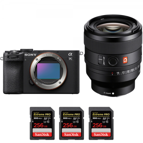 Sony A7C II Noir + FE 50mm f/1.4 GM + 3 SanDisk 256GB Extreme PRO UHS-II SDXC 300 MB/s-2
