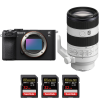 Sony A7C II Noir + FE 70-200mm f/4 Macro G OSS II + 3 SanDisk 32GB Extreme PRO UHS-II SDXC 300 MB/s-2