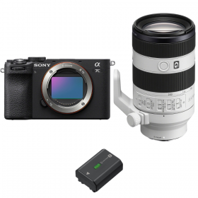 Sony A7C II Negro + FE 70-200mm f/4 Macro G OSS II + 1 Sony NP-FZ100-2