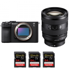 Sony A7C II Noir + FE 20-70mm f/4 G + 3 SanDisk 64GB Extreme PRO UHS-II SDXC 300 MB/s-2