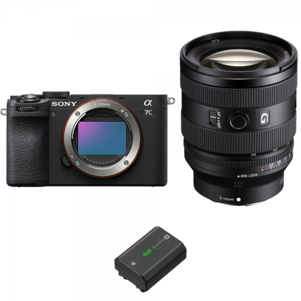 Sony A7C II Negro + FE 20-70mm f/4 G + 1 Sony NP-FZ100-2