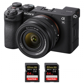 Sony A7C II Noir + FE 28-60mm f/4-5.6 + 2 SanDisk 64GB Extreme PRO UHS-II SDXC 300 MB/s-2