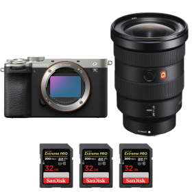 Sony A7C II Plata + FE 16-35mm f/2.8 GM + 3 SanDisk 32GB Extreme PRO UHS-II SDXC 300 MB/s-2