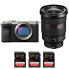 Sony A7C II Plata + FE 16-35mm f/2.8 GM + 3 SanDisk 64GB Extreme PRO UHS-II SDXC 300 MB/s-2