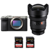 Sony A7C II Silver + FE 12-24mm f/2.8 GM + 2 SanDisk 64GB Extreme PRO UHS-II SDXC 300 MB/s-2
