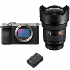 Sony A7C II Silver + FE 12-24mm f/2.8 GM + 1 Sony NP-FZ100-2