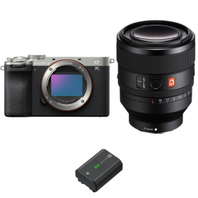 Sony A7C II Silver + FE 50mm f/1.2 GM + 1 Sony NP-FZ100-2
