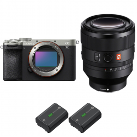 Sony A7C II Silver + FE 50mm f/1.2 GM + 2 Sony NP-FZ100-2