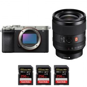 Sony A7C II Plata + FE 35mm f/1.4 GM + 3 SanDisk 256GB Extreme PRO UHS-II SDXC 300 MB/s-2