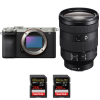 Sony A7C II Silver + FE 24-105mm f/4 G OSS + 2 SanDisk 256GB Extreme PRO UHS-II SDXC 300 MB/s-2