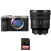 Sony A7C II Silver + FE PZ 16-35mm f/4 G + 1 SanDisk 64GB Extreme PRO UHS-II SDXC 300 MB/s-2