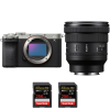 Sony A7C II Plata + FE PZ 16-35mm f/4 G + 2 SanDisk 256GB Extreme PRO UHS-II SDXC 300 MB/s-2
