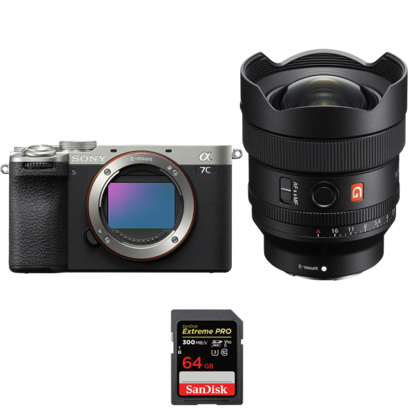 Sony A7C II Plata + FE 14mm f/1.8 GM + 1 SanDisk 64GB Extreme PRO UHS-II SDXC 300 MB/s-2
