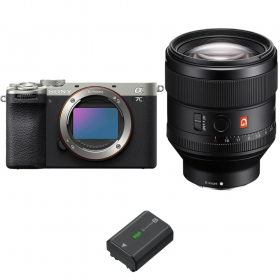 Sony A7C II Silver + FE 85mm f/1.4 GM + 1 Sony NP-FZ100-2